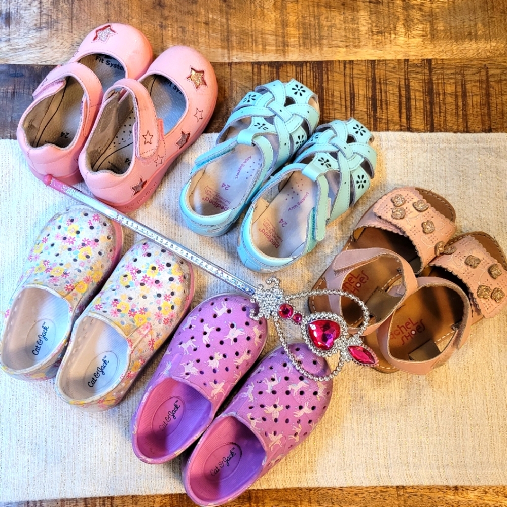 Girls shoes size 6 toddler baby pediped